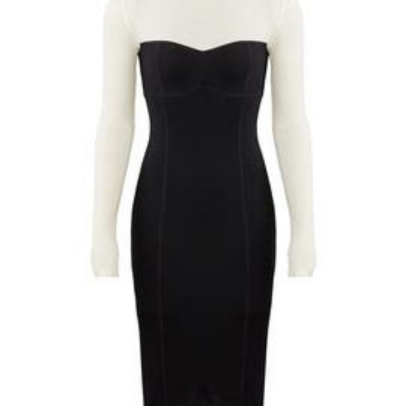 Theory Color block Knit Sheath Dress - Picture 5 of 7